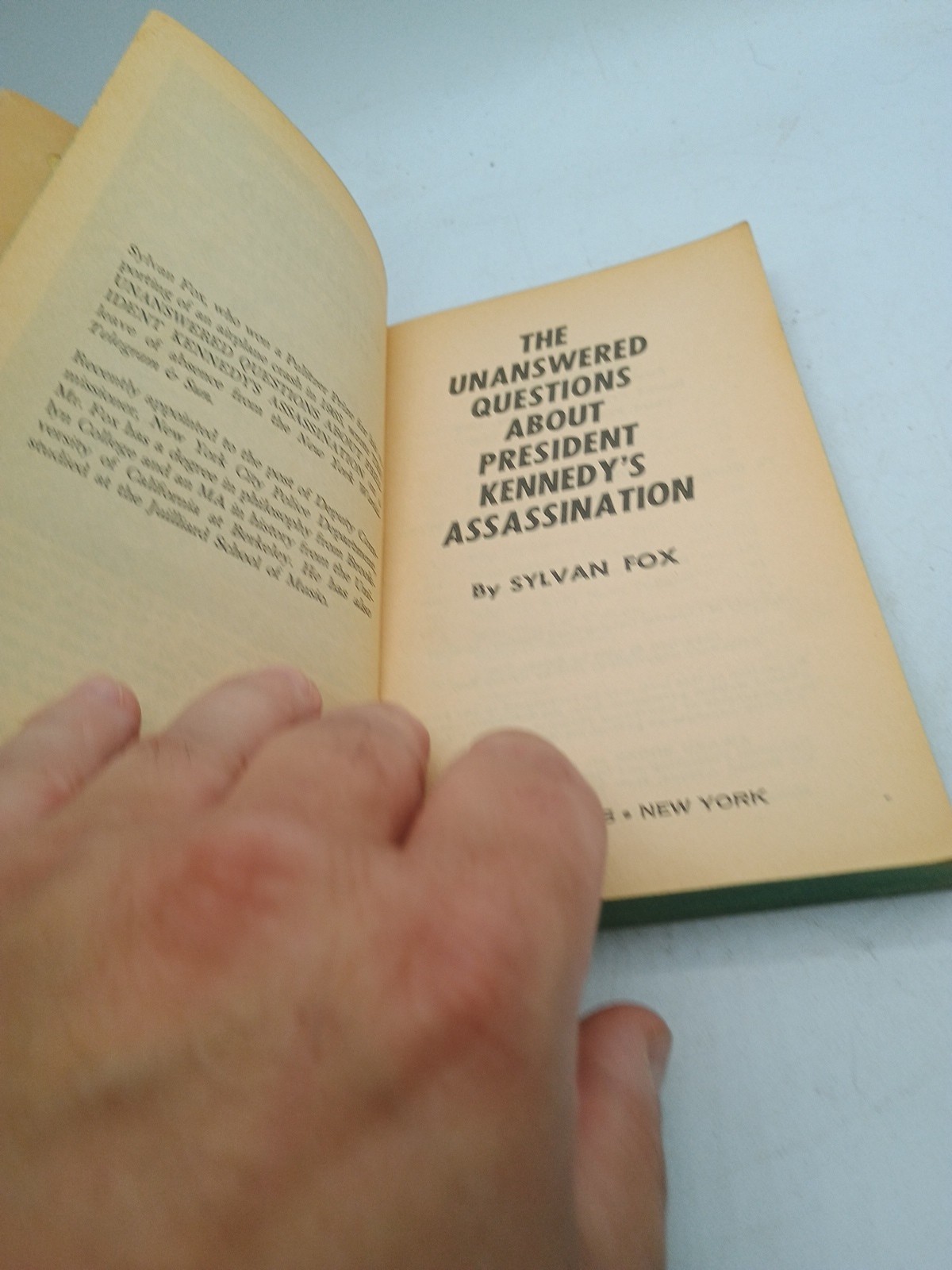 The Unanswered Questions About President Kennedy’s Assassination by SYLVAN FOX
